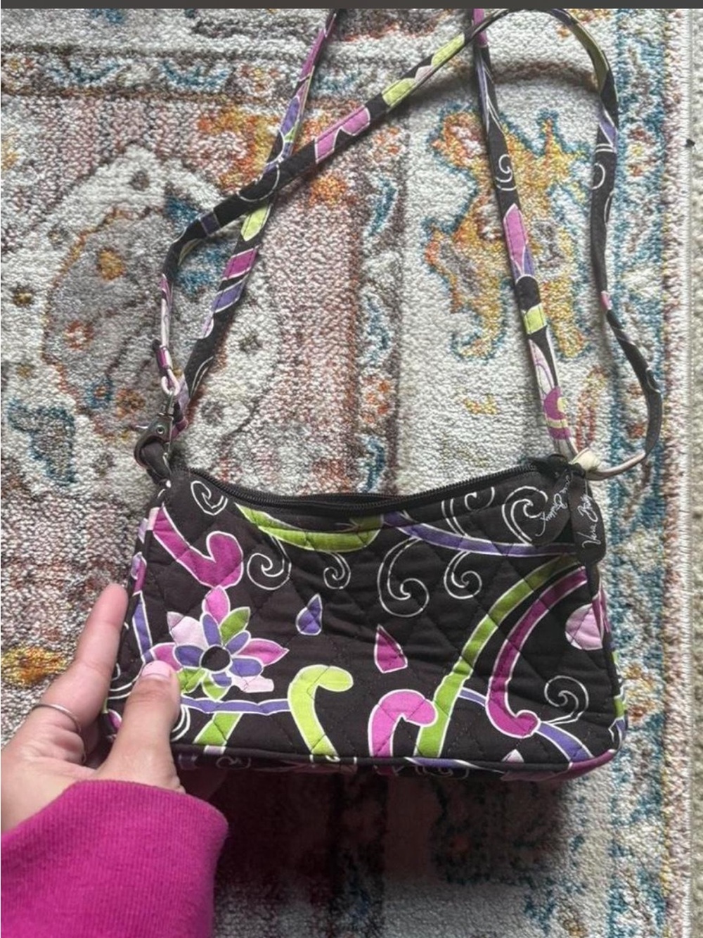 Vera Bradley Y2K Purple Punch Mini Bag